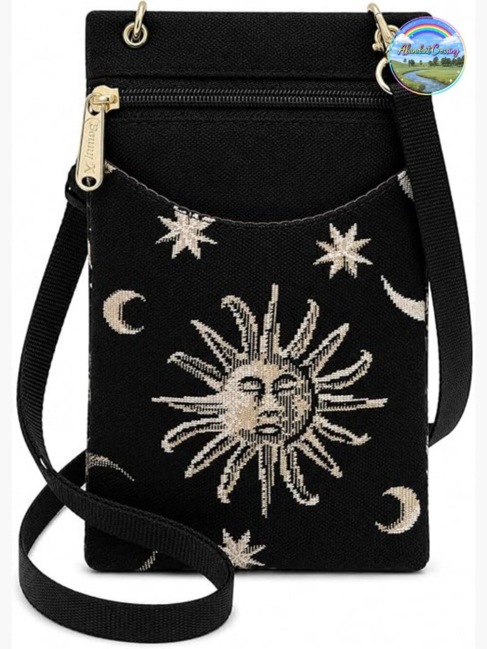Handmade Tapestry Crossbody Cell Phone Passport Purse